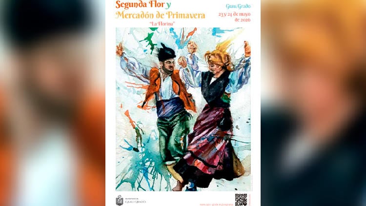 segunda flor grado 2026 cartel Segunda Flor de Grado 2026