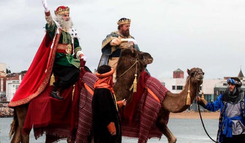 Cabalgata de Reyes Magos en Gijón