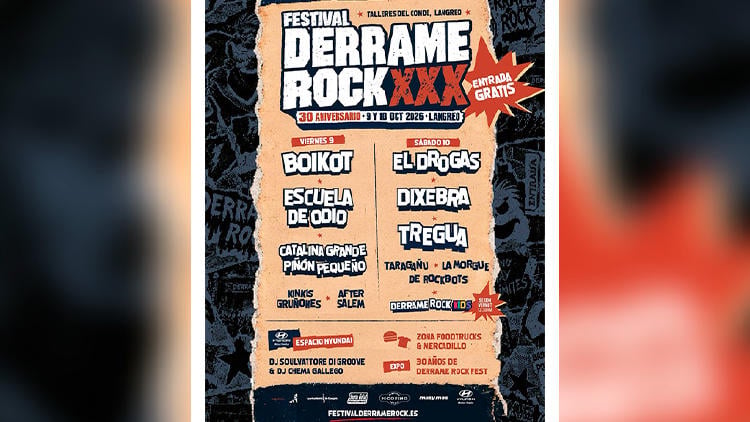 festivales asturias derrame rock 2026 Festival Derrame Rock 2026