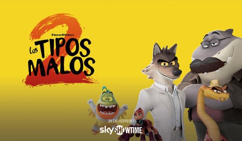 estrenos_television_febrero_2026_telecable_tipos_malos_skyshowtime Los Tipos Malos 2 en SkyShowtime