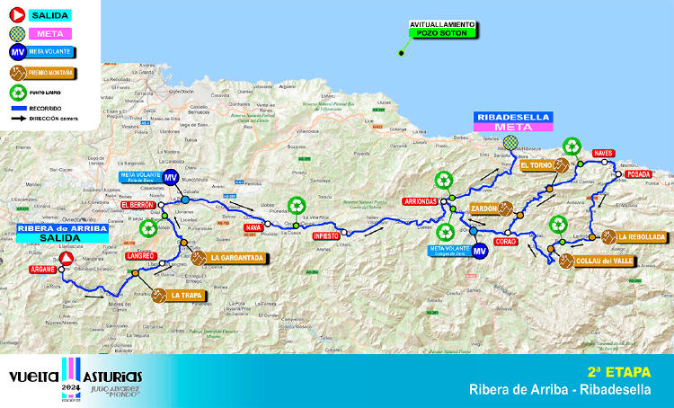 Vuelta Ciclista Asturias 2024 etapas 2