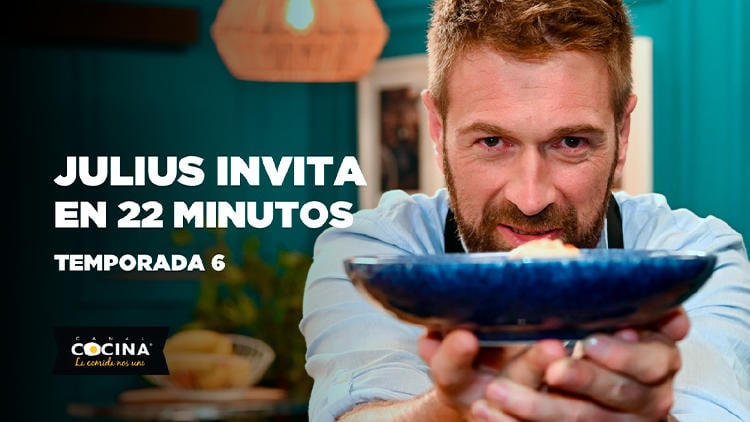 estrenos television septiembre 2024 telecable julius invita cocina Julius invita en 22 minutos T6 en Canal Cocina