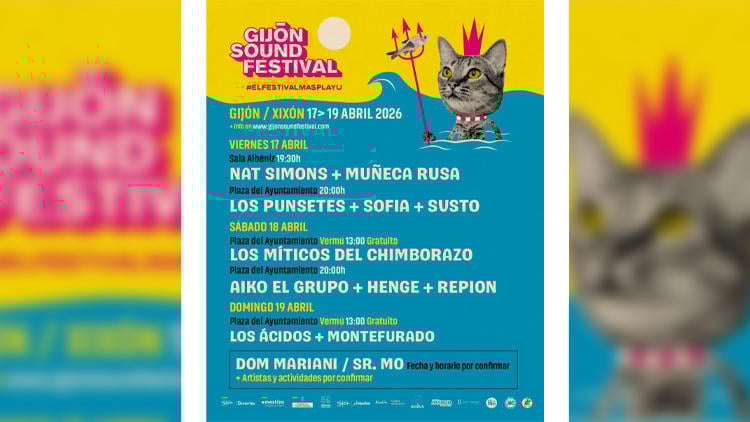 festivales asturias 2026 gijon sound festival Gijón Sound Festival 2026
