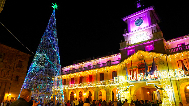 Luces de Navidad Oviedo