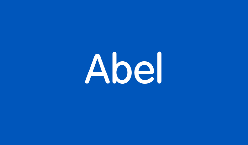 Abel Imagen con el nombre de Abel