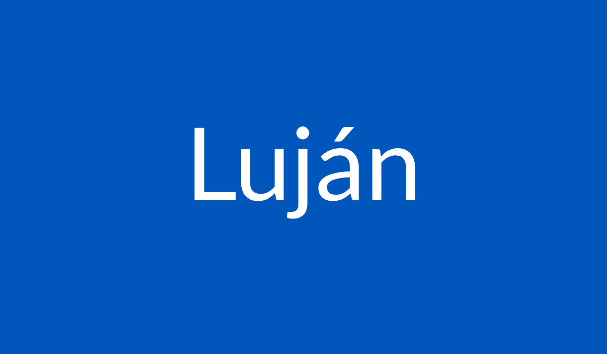 Nombre de niña Luján