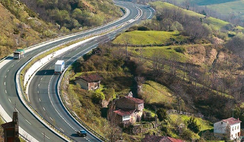 peaje huerna Peaje del Huerna