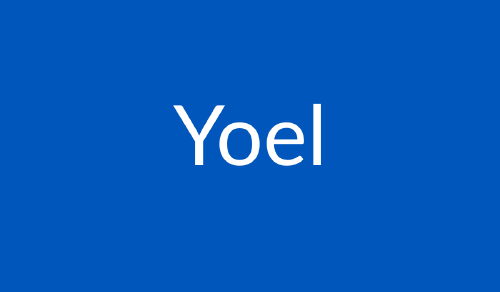 Yoel Nombre asturiano Yoel
