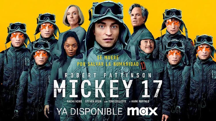 estrenos television junio 2025 telecable mickey17 max Mickey 17 en Max