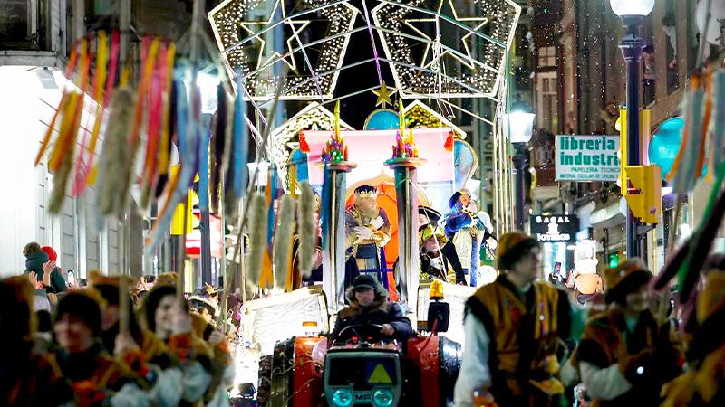 Recorrido Cabalgata de Reyes en Gijón