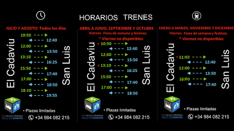 Ecomuseo de Samuño horarios
