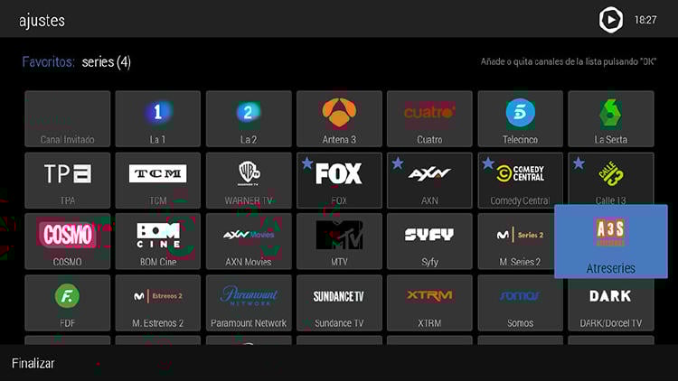 ordena canales television desde deco telecable 5 selecciona canales Pasos para ordenar los canales en una lista de favoritos
