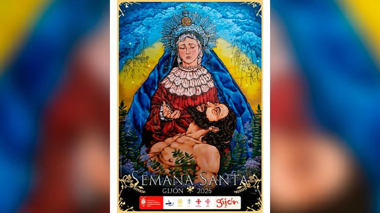 semana santa gijon 2026 cartel Semana Santa Gijón 2026