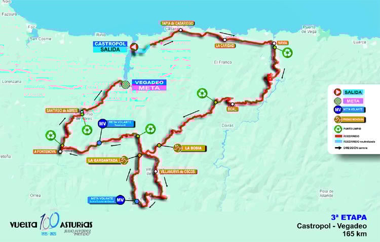 vuelta asturias 2025 etapa 3 3ª etapa Vuelta Asturias 2025