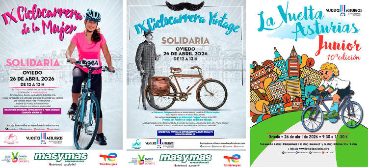 vuelta asturias 2026 carreras solidarias Carreras solidarias de la Vuelta Asturias 2026
