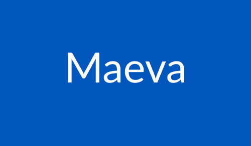 Maeva Imagen con el nombre de Maeva