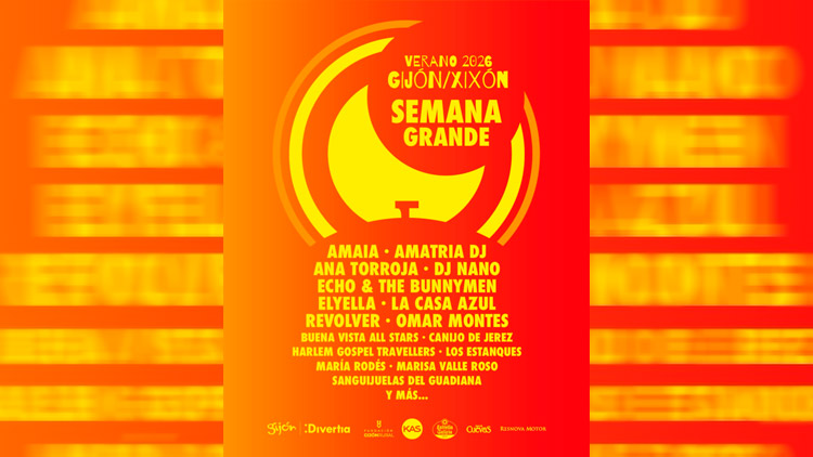 Conciertos de la Semana Grande de Gijón 2026