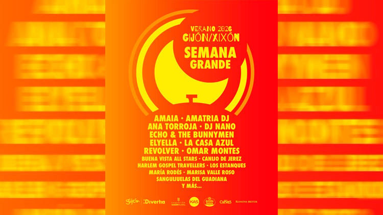 conciertos semana grande gijon 2026 Conciertos de la Semana Grande de Gijón 2026