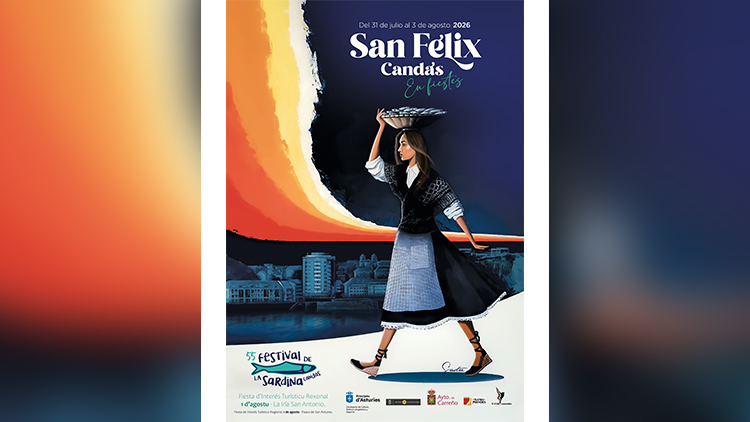 cartel fiesta sardina candas 2026