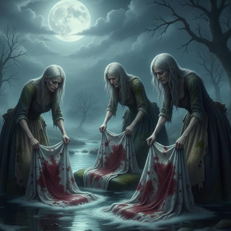 mitologia asturiana seres llavanderes Mitología asturiana Llavanderes