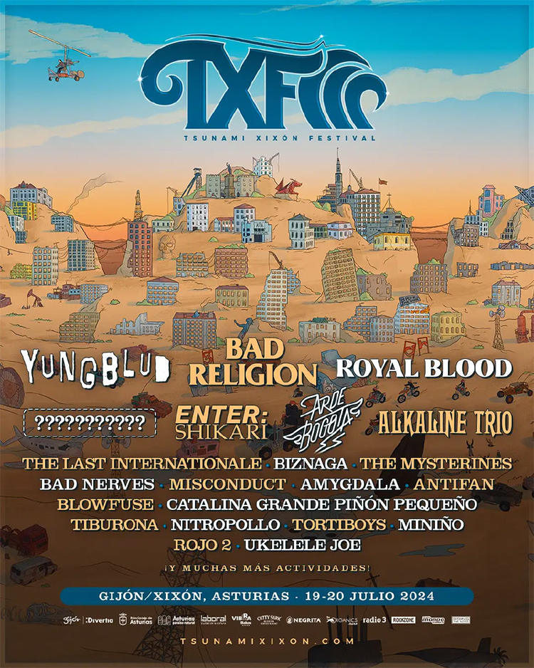 festivales asturias tsunami xixon 2024 Tsunami Xixón Festival 2024