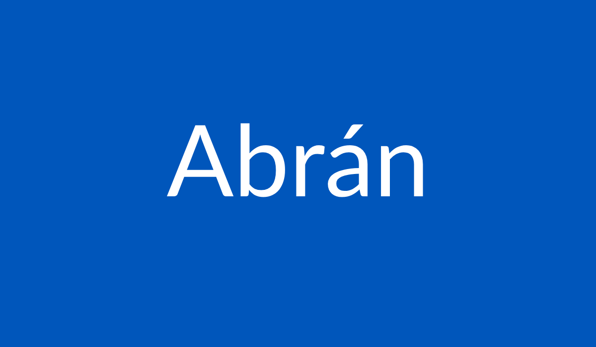 Nombre asturiano Abrán