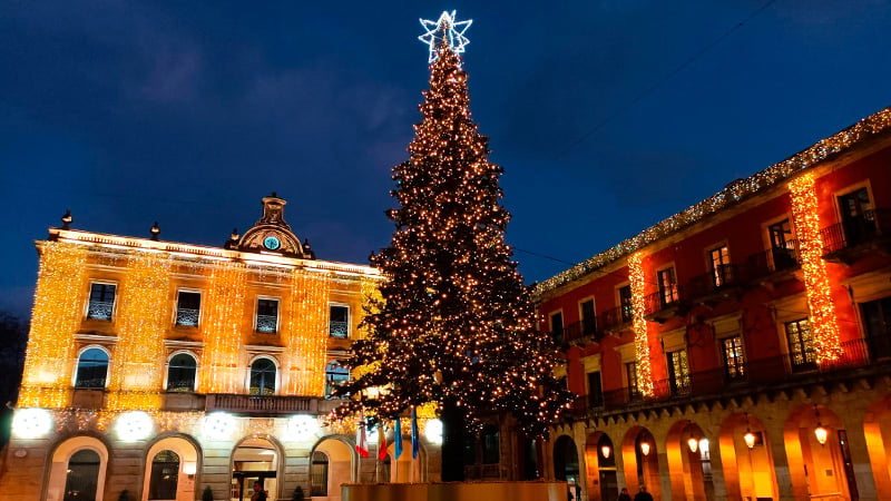 Luces de Navidad en Gijón