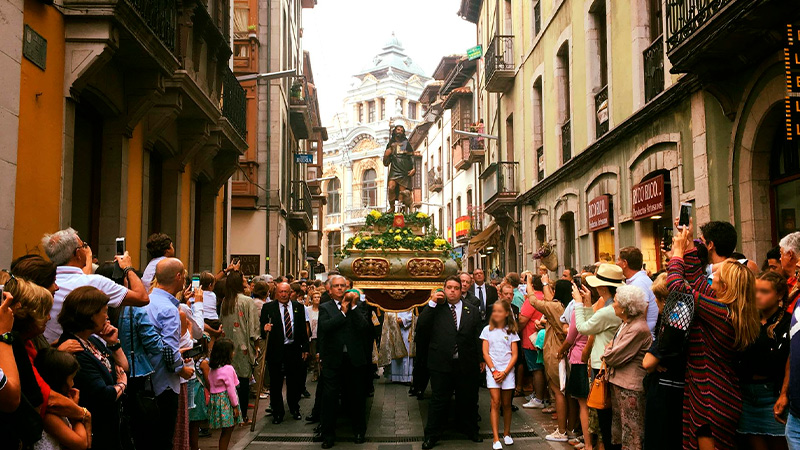 Fiestas de San Roque en Llanes