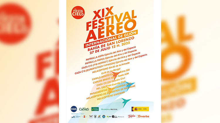 cartel festival aereo gijon 2025