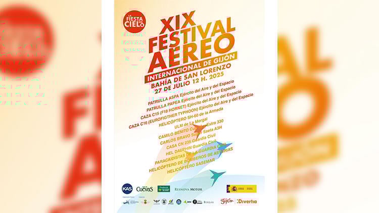 cartel festival aereo gijon 2025 cartel festival aereo gijon 2025