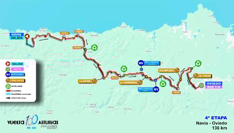 vuelta asturias 2025 etapa 4 4ª etapa Vuelta Asturias 2025