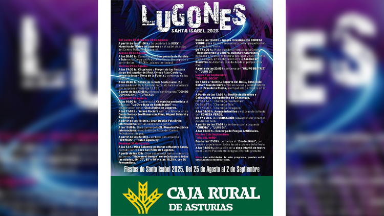 Fiestas Santa Isabel Lugones 2025
