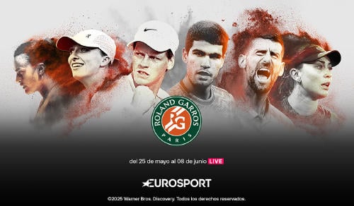 estrenos television mayo 2025 telecable roland garros eurosport Roland Garros 2025 en Eurosport