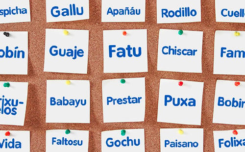 palabras en asturiano