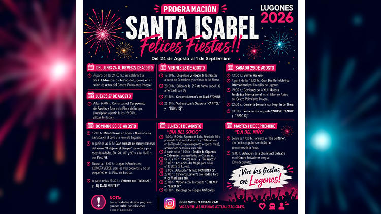 fiestas lugones cartel 2026 fiestas lugones cartel 2026
