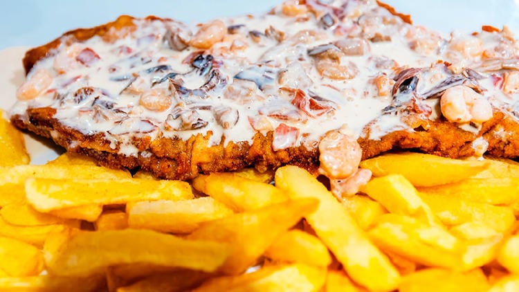 cachopo gijon montera picona Cachopos Gijón Sidrería La Montera Picona