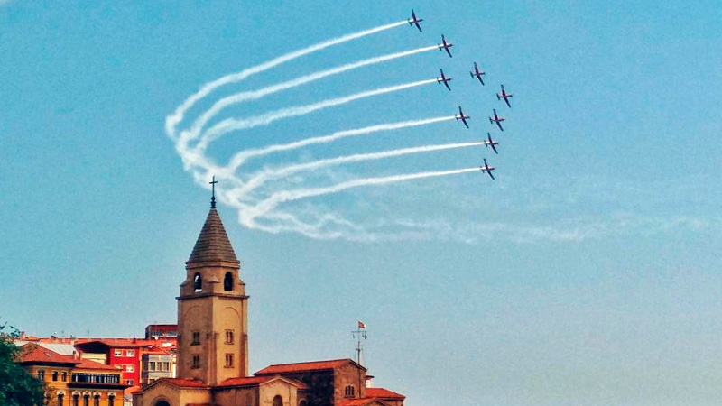 festival aéreo gijón aviones