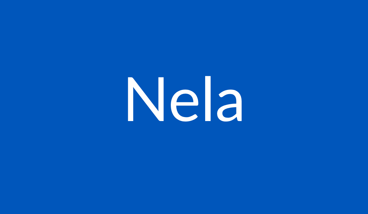 Nombre de niña Nela