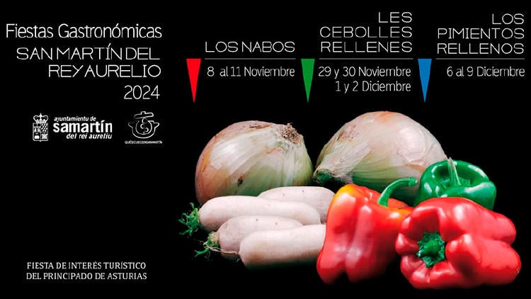 fiesta cebollas rellenas el entrego 2024 Fiesta de Las Cebollas Rellenas El Entrego 2024