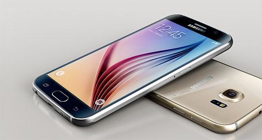 Samsung Galaxy S6 flat