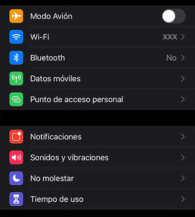 Cómo compartir internet convirtiendo tu móvil en punto WiFi iOS wifi