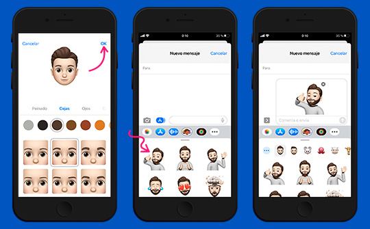 Crear emojis personalizados en iOS