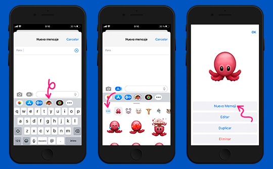 Crear emojis personalizados en iOS